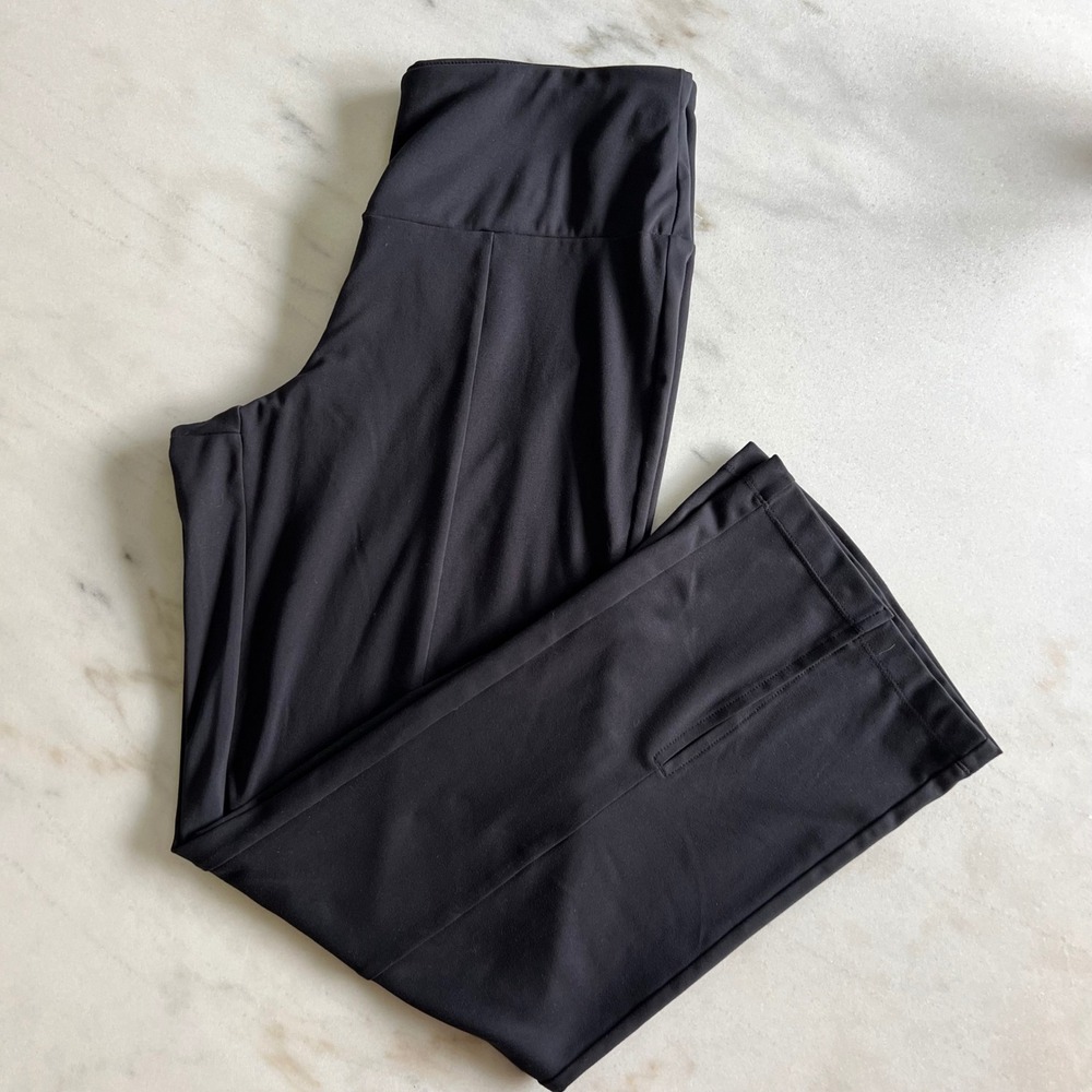 Mondetta Women's Performance Luxury Split Hem Wide Leg Athleisure Pants - Size L - Picture 8 of 8